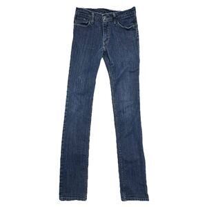 Levis 510 Jeans Mens 32x34 Blue Denim Stretch Workwear Super Skinny Adult